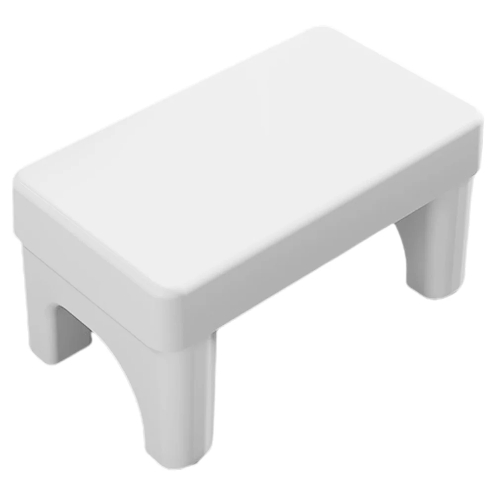 

Potty Toilet Step Stool Poop for Posture Pooping Squatting White Bathroom Foot Adults Child