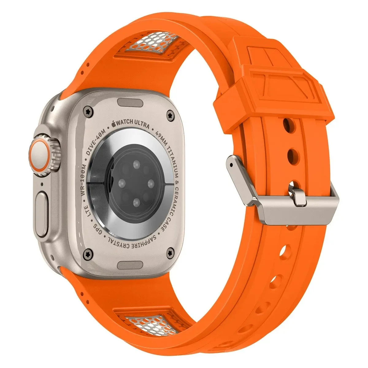 Uhrenarmband für iWatch 42/44/45/49 mm, modisches Metallarmband für die Uhrenserie Ultra2 Se 9/8/7/6/5/4/3/2/1_voghion.com