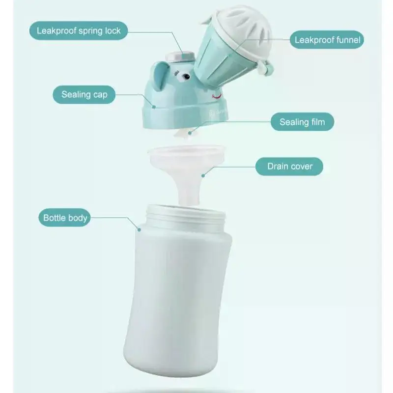 Portable Baby Hygiene Toilet Urinal Boys Girls Pot Outdoor Car Travel Anti-leakage Potty Kids Convenient Toilet Portable Potty 2