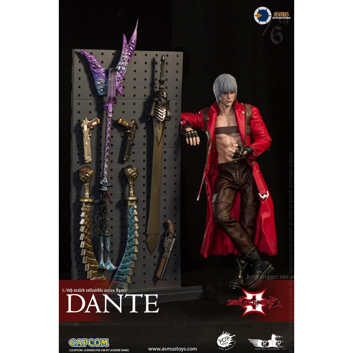 Dante Devil May Cry Escala 1/6 Asmus Toys Original - Prime