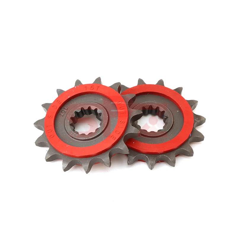 

2pcs 15 Teeth Pinion Motorcycle Small Sprocket For Benelli TRK 502 502C BJ300 TNT300 BN302 BJ500 BJ600 TNT600