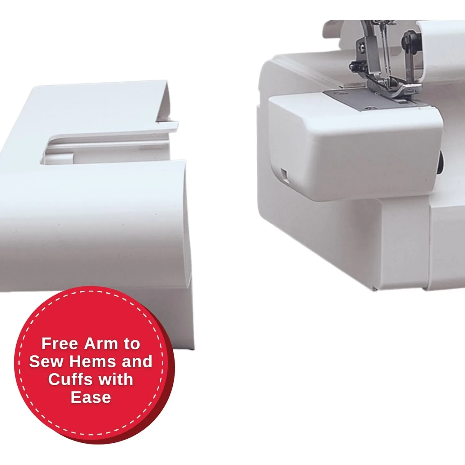 S14-78 Serger with Accessory Kit Overlock Machine with 2-3-4 Stitch Capability, 1200 Stitches/Minute, Differential Feed, White