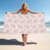 Rosa Beaux 30x60 Inch Beach Towels Bath Towel Soft For Beach Customisable Personalisation Souvenir Gift 1
