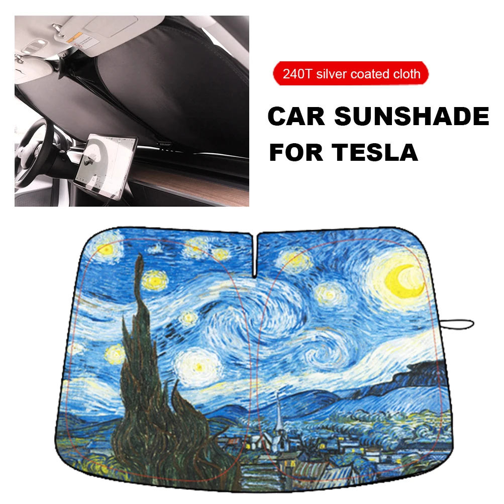 

Солнцезащитный козырек для лобового стекла автомобиля Tesla Model 3 S X Y
