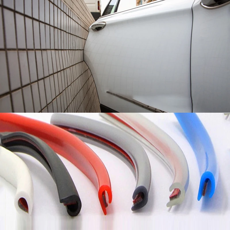 Para Portiera Auto 10M, Nero) Protezione Per Bordi Portiera Auto, Guarnizione In Gomma A Profilo In Gomma Per Bordi - Foto 10