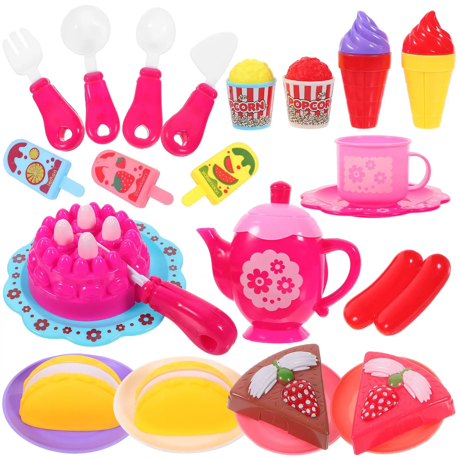 새로운 시뮬레이션 차 세트 장난감 키즈 A32 생일 파티 도구 놀이 집 척 대형..