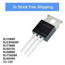 10 - Pack TO - 220 Power Transistor IC Chips - In Stock Wholesale (RU6888R)
