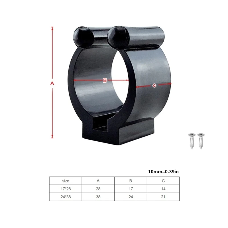 10 pcs Fishing Rod Holder Clip Replacement Fishing Poles Rod Holder Clips Billiards Pool Cue Clips Clamps Durable