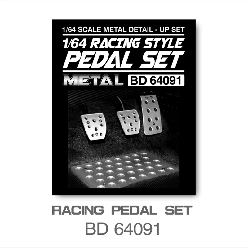 BNDS Neue 1/64 Metall Modifizierte Teile Kleine Auspuffrohr Schalldämpfer Racing Stil Pedal Set Für Modell Auto Racing Fahrzeug Spielzeug – Detail 18