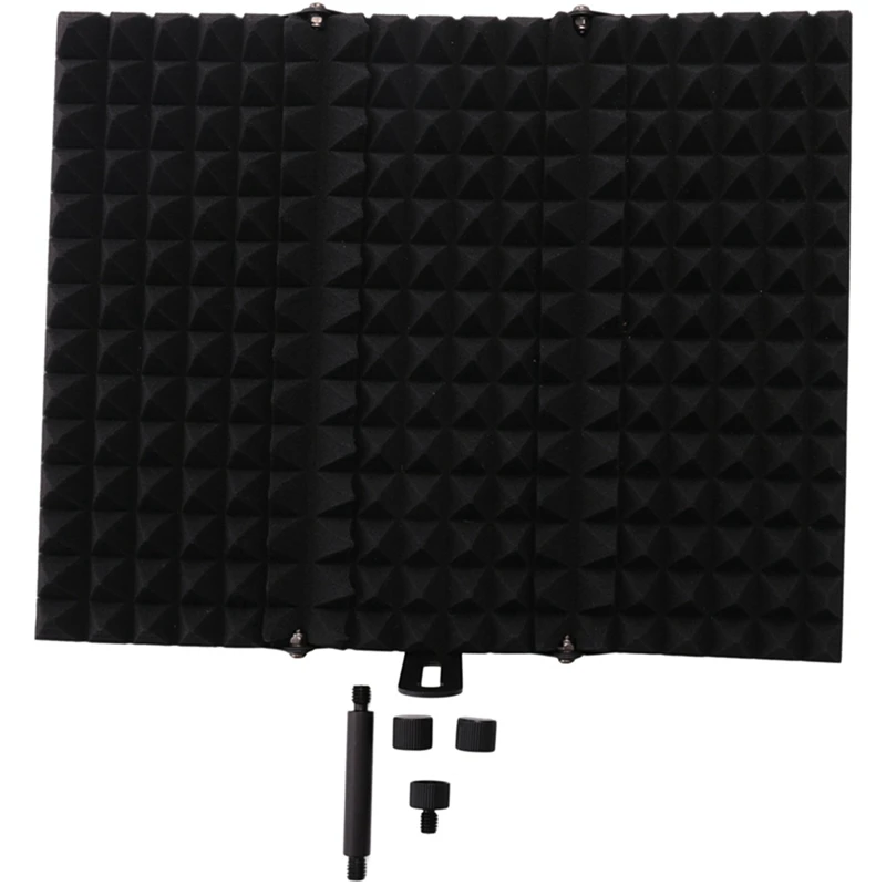 

Microphone Isolation Shield, Professional Studio Recording Equipment For Sound Booth, Suitable For Blue Yeti Other Mic