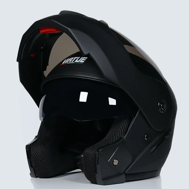 Casco capacetes double dual lens helmet motorcycle helmet full face helmets downhill racing helmets motorfiets helm 