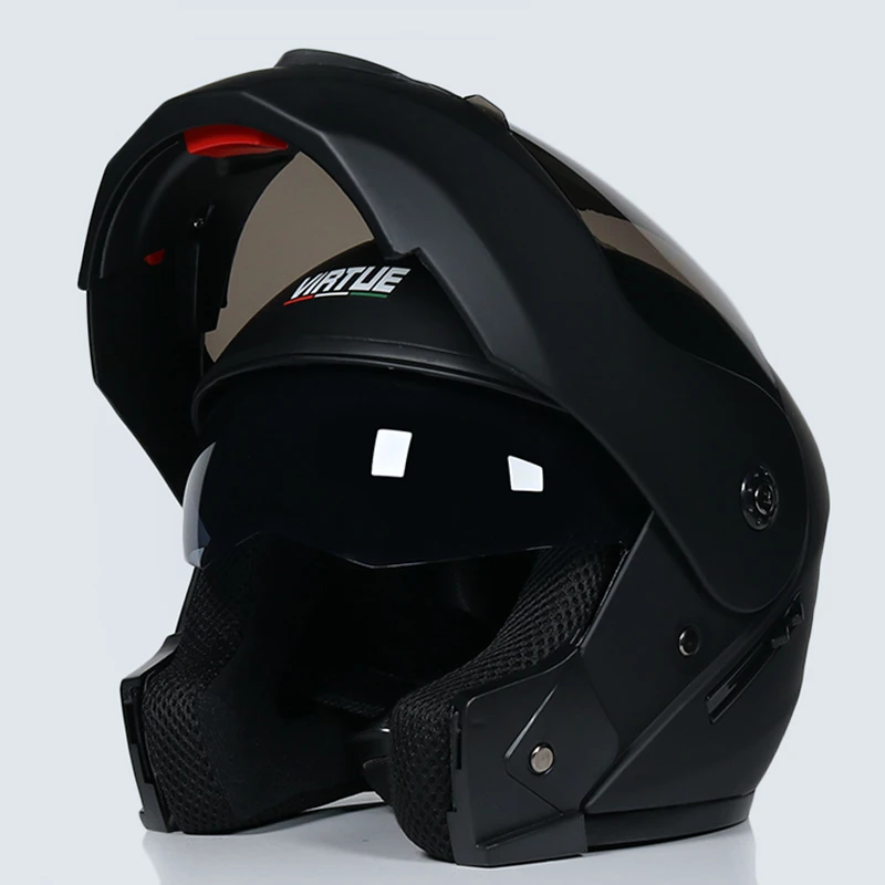 Casco capacetes dupla lente capacete da motocicleta capacete rosto