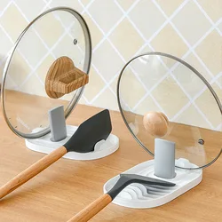 Polychrome Foldable Nordic Style Multifunctional Kitchen Utensil Rack (White)