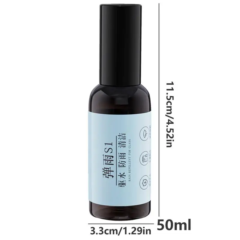 50ml Rainproof Anti-fog Agent For Car Glass Anti Rain Anti-Fog Coating Windshield Cleaner Inside Long Lasting For Glasses