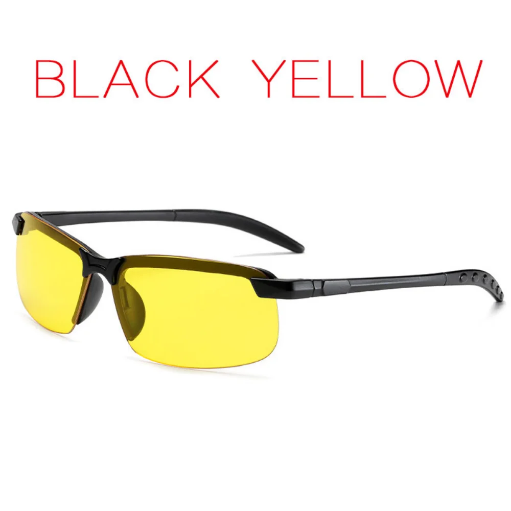 Night Vision Glasses Men Anti-Glare Driving Half Frame Sunglasses for Driver  Outdoor Sport Goggles Women Day and Night Eyewear - AliExpress