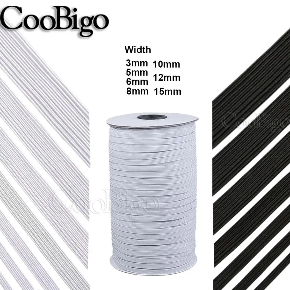 10 yards Elastic Rubber Band Bungee Strap Flexible bing for Clothes