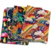 60pc/lot Cartoon3D Flower Rainbow Printing Puppy Cat Dog Bandanas Scarf Tie Handkercheif  Pet Accessories Grooming Products CH71 1