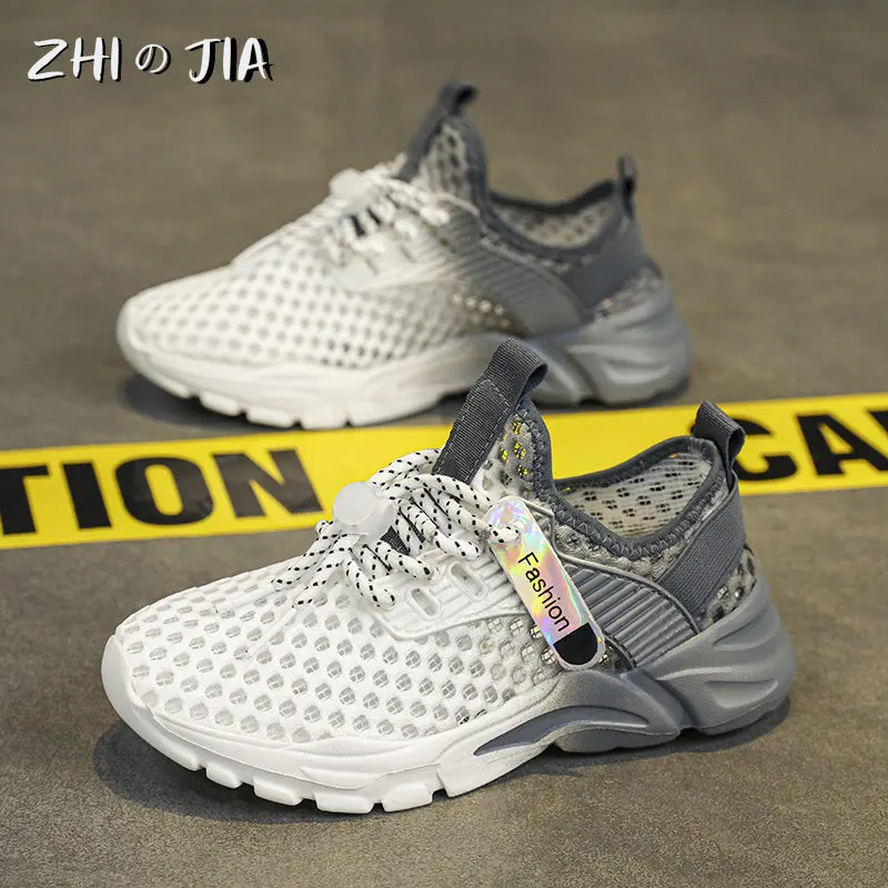 Children's Summer Single Mesh Breathable Sneaker Boys Girls Fashion Casual Shoes Outdoor Running Footwear