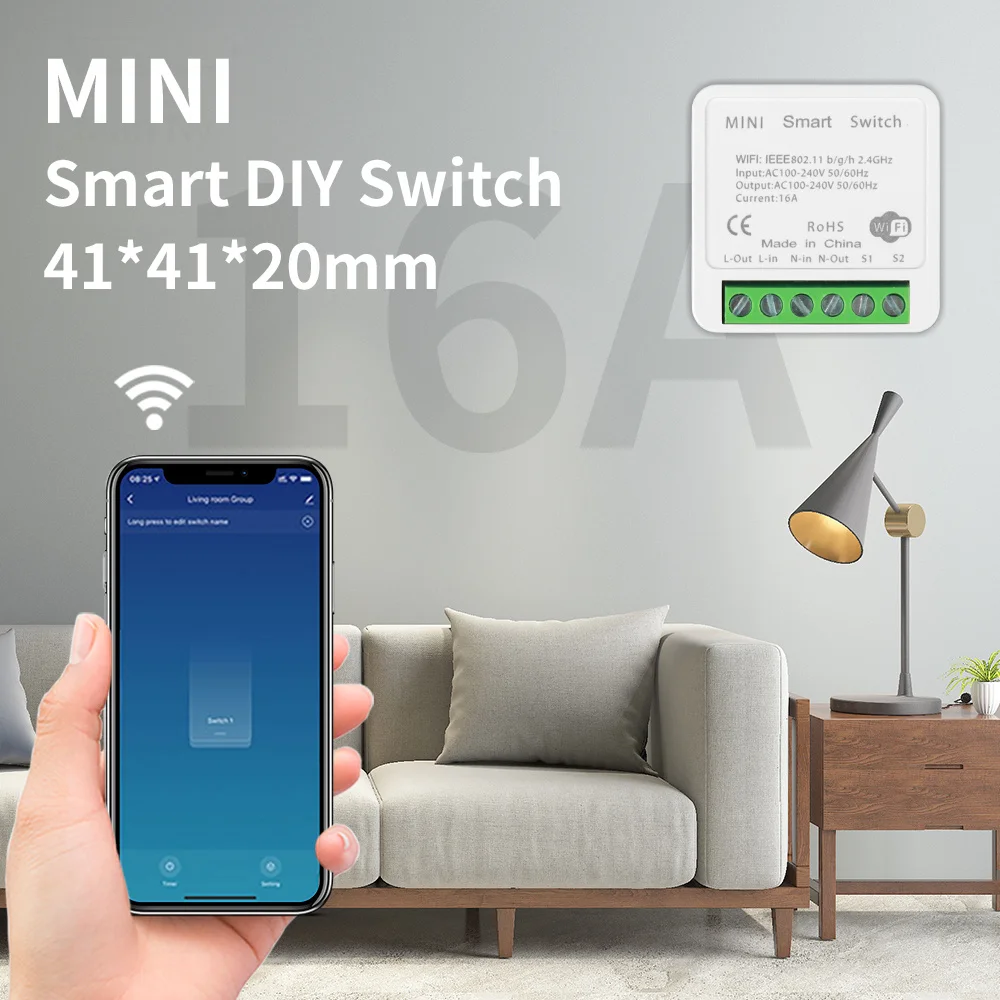 Wiring demonstration for smart light switch module