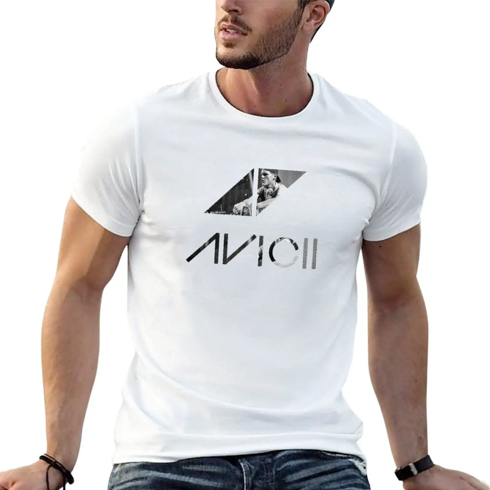 

New Avicii T-Shirt korean fashion funny t shirt mens t shirts pack