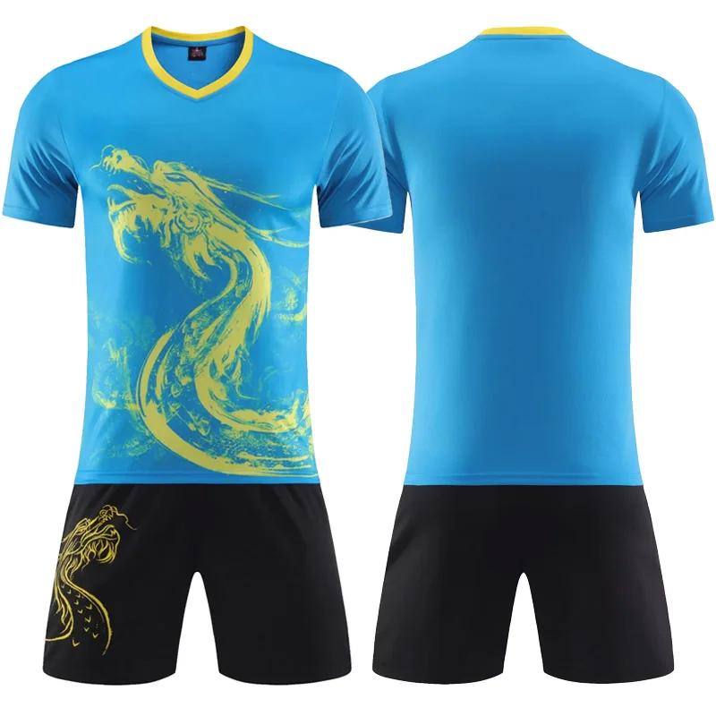 New Breathable Dragon Chinese Table Tennis Jerseys For Men Women Short Sleeve Ping Pong t shirt Table Tennis Uniforms Clothes