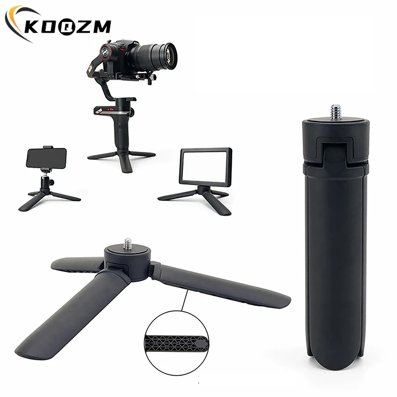 1 шт. для штатива OSMO Mobile 3/OM 4, мини-штатив с винтом 1/4 дюйма для OSMO 4 3 2 Pocket 2 Zhiyun Smooth Q 4 Q Moza Feiyu