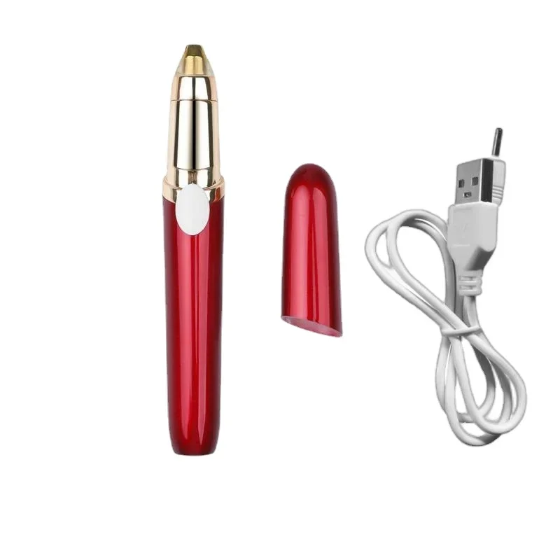 Electric Eyebrow Trimmer Usb Rechargeable Women Mini Soft Shaper Shaver