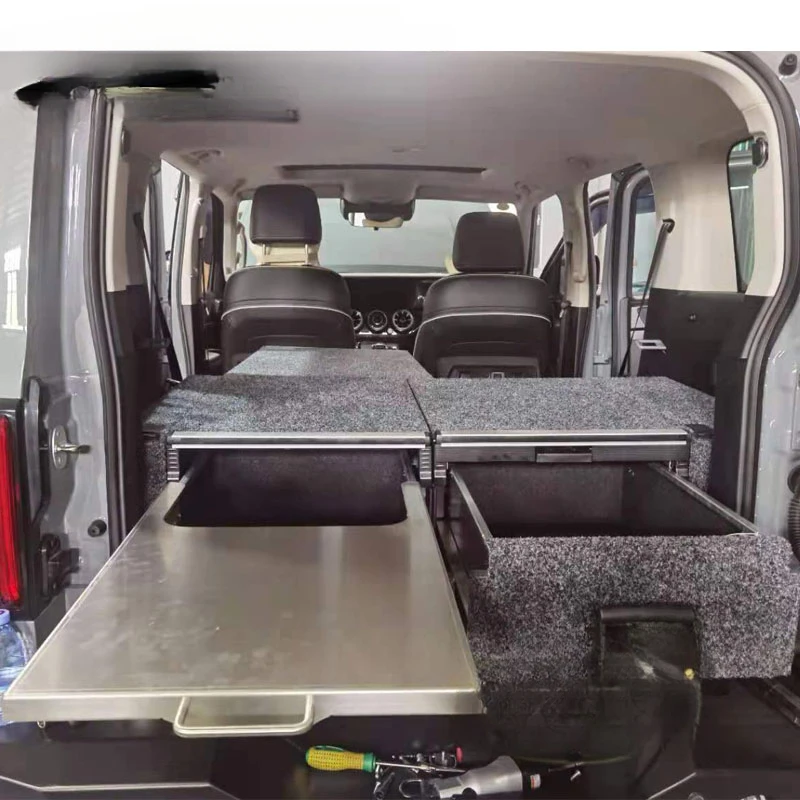 4X4 Drawer Tank-300 Accessories SUV Bed Cargo Slider Drawer 4x4 Storage Rolling Kitchen Unit For HAVAL WEY TANK 300custom