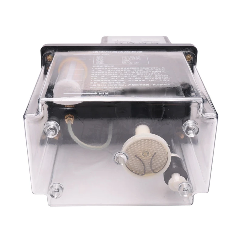 

NEW-3X 2L Lubricating Oil Pump Automatic Lubricating Oil Pump Electromagnetic Lubrication Pump With Pressure Gauge