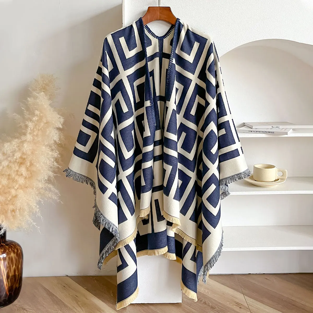 New Warm Winter Scarf Imitation Cashmere Women Pashmina Shawls Wrap Female Thick Blanket Soft Bufanda Stoles Fashion Kerchief