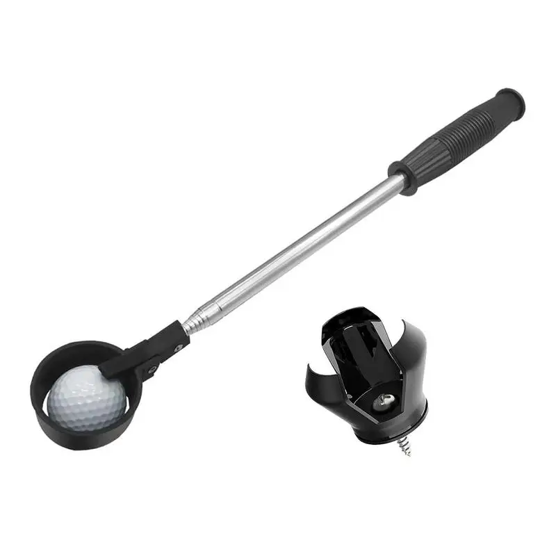 

Ball Retriever Tool Golf Stainless Steel Telescopic Golf Ball Picker Portable Putter Ball Pick Up Tool Easy Pick Up Golf Grabber