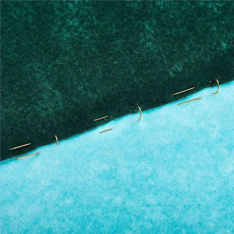 【플래시딜】더블 엣징 스테인레스 스틸 재봉용 U핀 200개 재봉핀 포크 니들크래프트 다용도 스트레이트 포 주얼