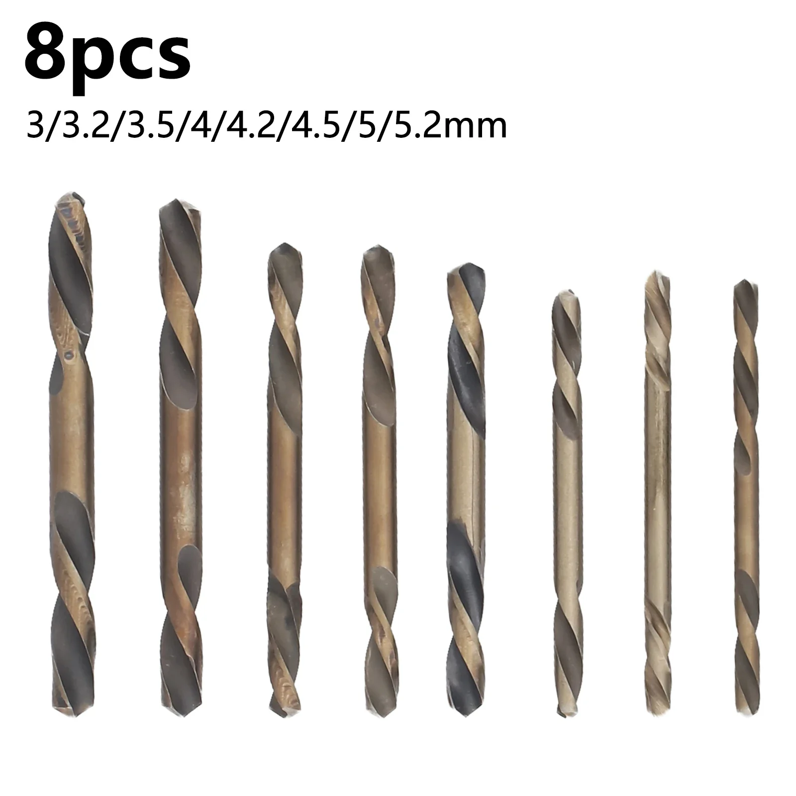 Straight Shank Drill Drill Bits M35 Cobalt 8pcs High Quality High Speed Steel Portable For 304 Stainless Steel