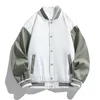 Black Baseball Jacket Men Plus Size 10XL Bomber Jackets Coats Fashion Casual Patchwork Jacket Male Big Size 10XL Outerwear 3