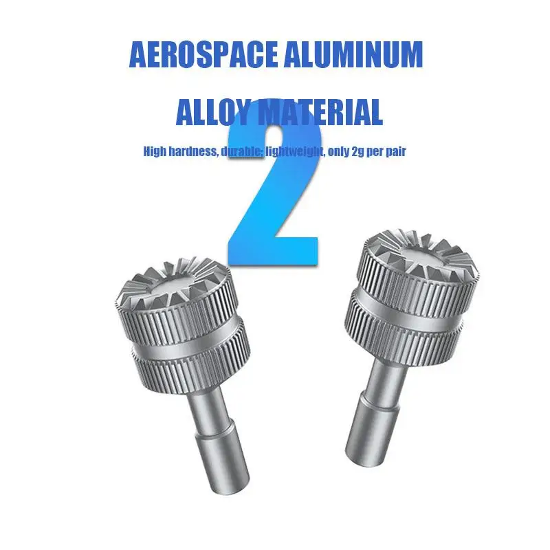 Manettes aluminium pour DJI RC/RC2, installées sur une radiocommande