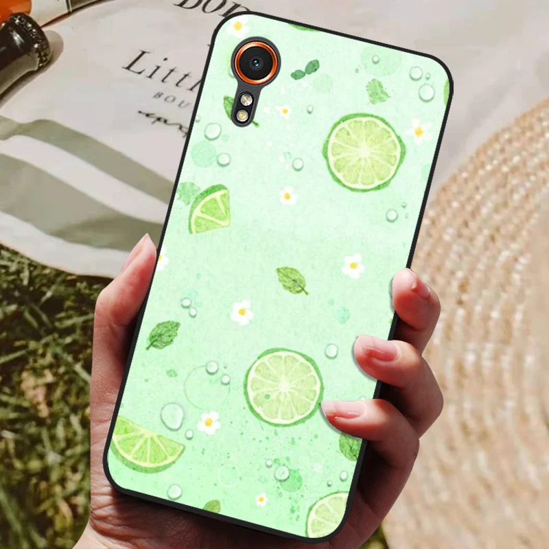 Fashion Painted TPU Silicone Phone Back Cover for Samsung XCover Series