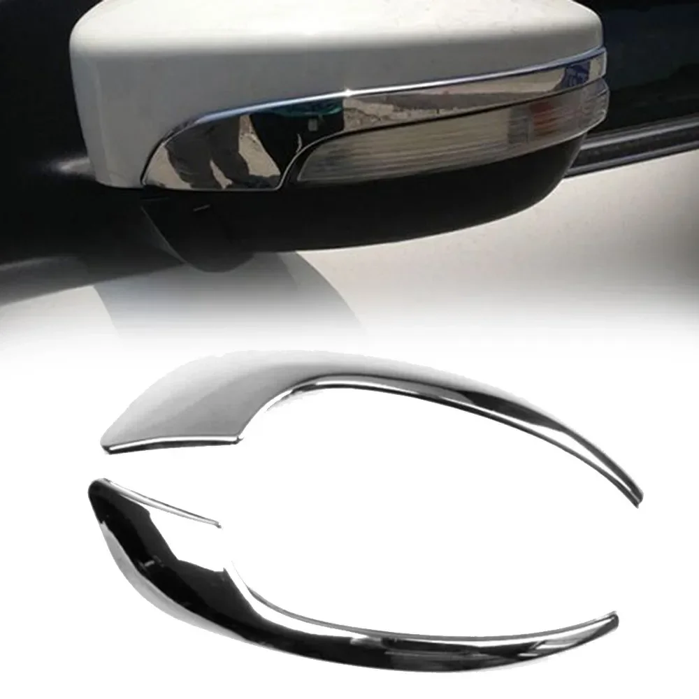 Chrome Silver Door Rear View Mirror Cover Trim For Ford/Escape 2013- car Accessories Rearview Mirror Cover