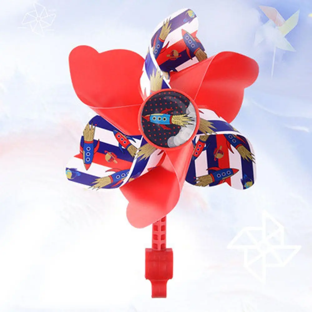 Kid's Scooter Tricycle Windmill Children Bike Pinwheel Bike Windmill Decoration Bicycle Handlebar Pinwheel Flower