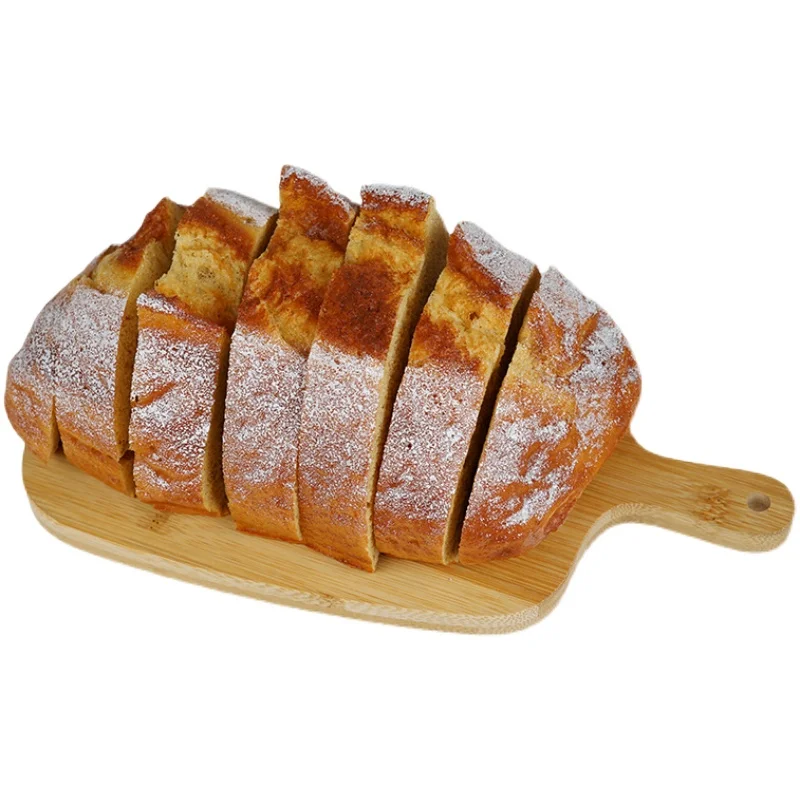 Simulation Artificial Food Fake Bread Toast Slice PVC Play Kitchen Toys Shop Window Display Photography Props Model food model food photography props kitchen food toys vegetable ornaments fake food prank toys