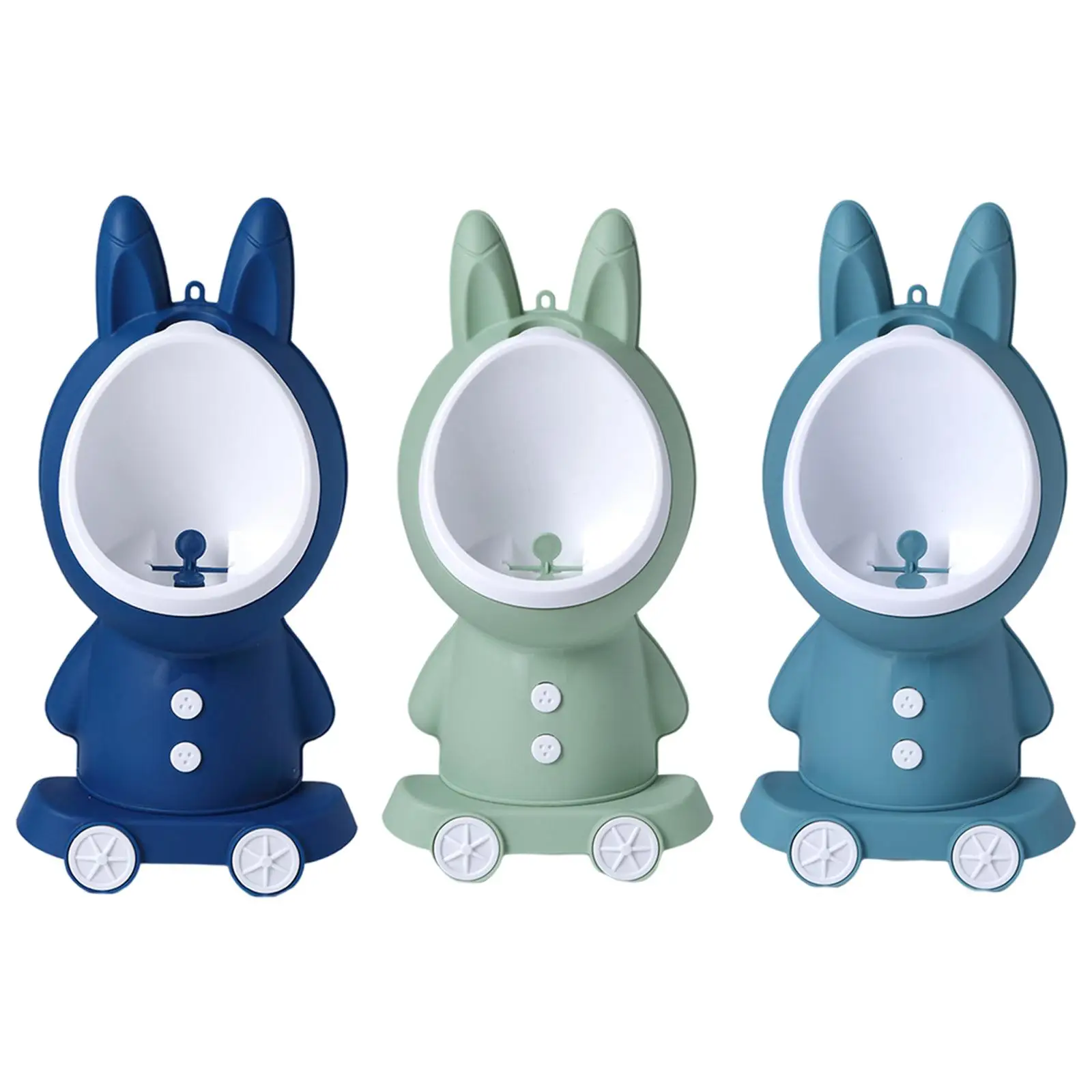 

Rabbit Pee Training Urinal for Boys Toilet with Aiming Target Training Urinal Pee Toilet Easy to Mounted
