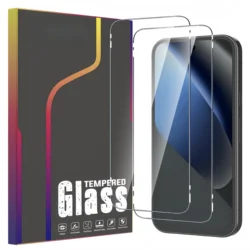 Premium Tempered Glass Screen Protector - Anti Scratch & Bubble Free (2 Pack) - Google Pixel 10a (Transparent)