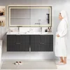 24 Inch Floating Bathroom Vanity with Sink Combination, Modern Wall Mounted Bathroom Cabinet with Ceramic Integrated Sink 4