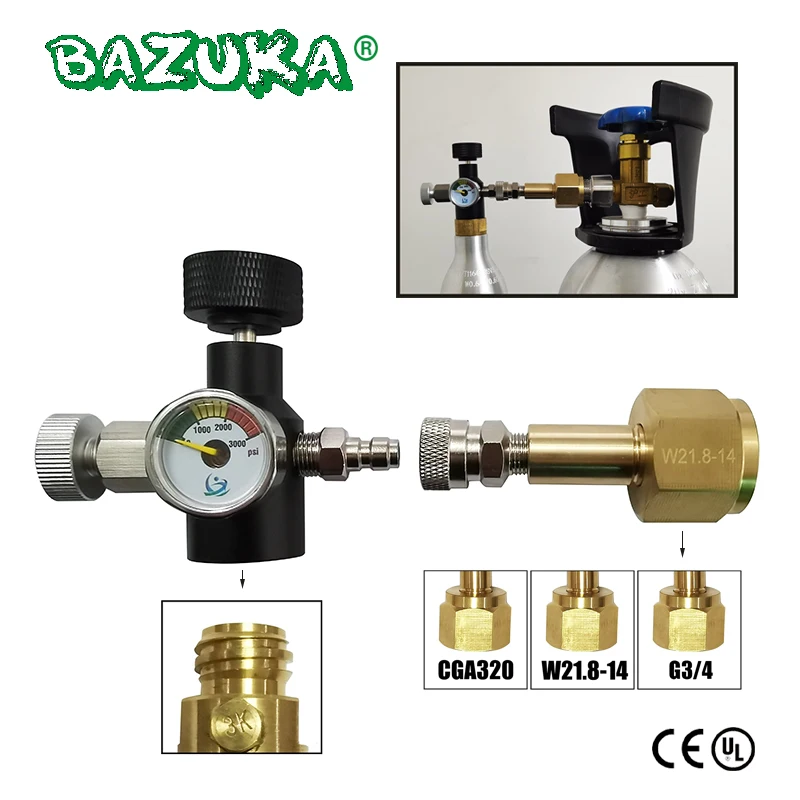Adaptateur Recharge Bouteille CO2 – W21.8-14 – Pour Soda