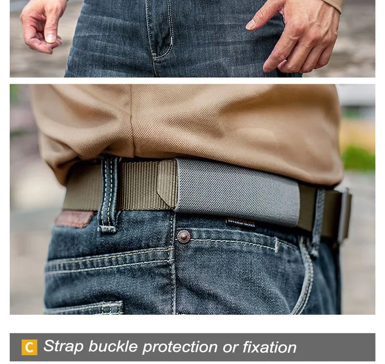Tactical Waist Belt High Elasticity Tool Cover 38-40mm Belt Concealed Carry EDC Knives Folding Knives Flashlights Holster