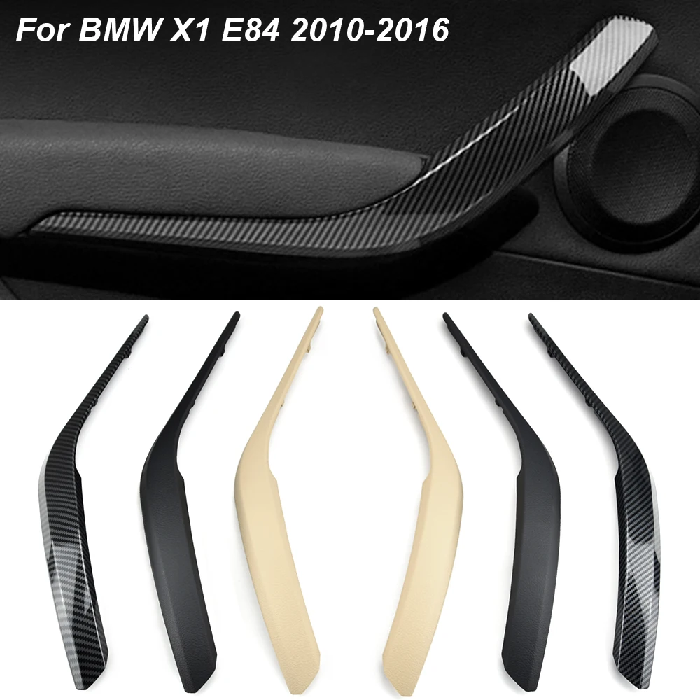 

Upgraded Car Left Right Interior Door Armrest Pull Handle Outer Cover Trim For BMW X1 E84 2010-2016