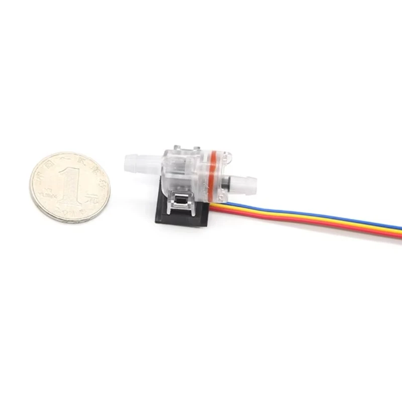 FM-PS2216 1/4" Micro Water Flow Sensor 5V Optical Flow Meter 40-150ml/min for Ar