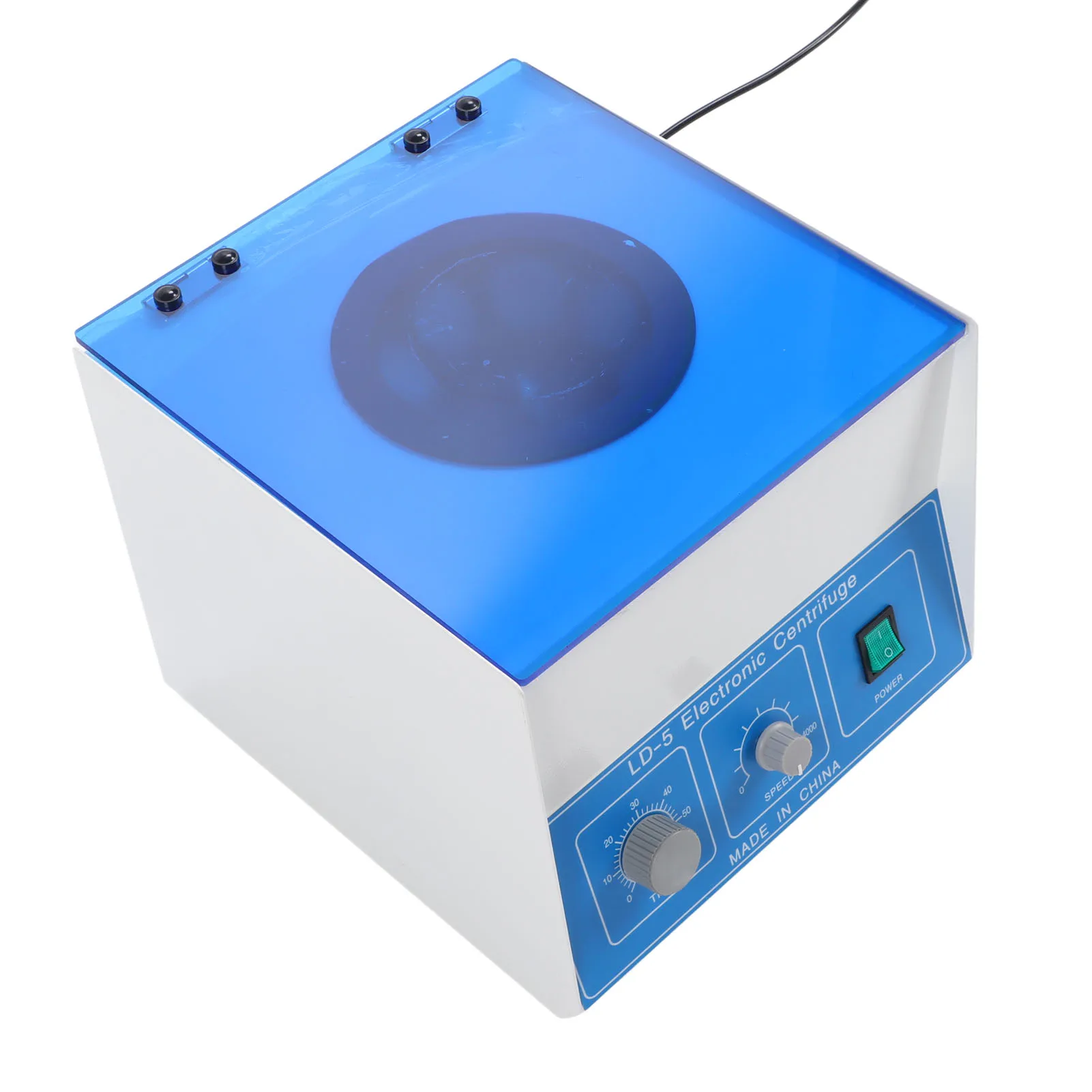 LD-5 Electric Benchtop Centrifuge 2770xg 4000RPM 50mlx8 Capacity Low Noise Laboratory Centrifuge with Timer Speed Control