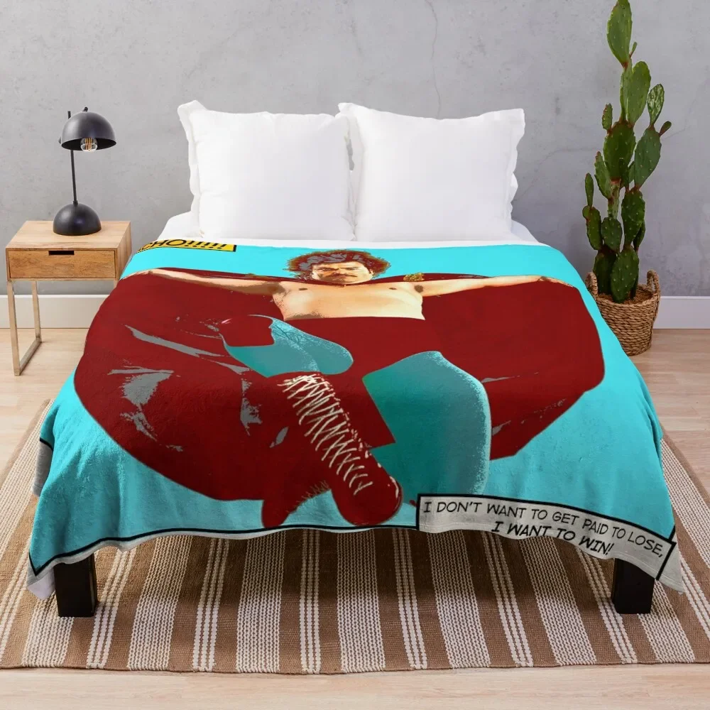 

Nacho Libre - I Want To Win! Throw Blanket Sleeping Bag Picnic sofa bed Luxury Brand Blankets