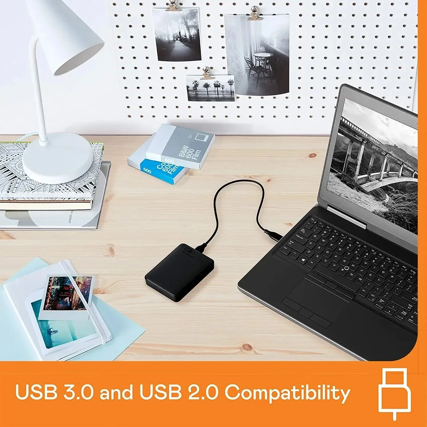 Western Digital Portable External Hard Drive USB 3.0 for Desktop PC Laptop 1TB 2TB 4TB 5TB external hard drive hard drive
