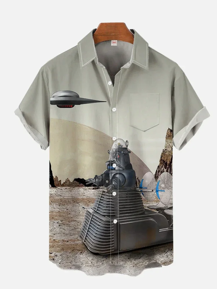 Hawaii Shirts Man Stars-wars Shirts Men Women Clothes Tee Tops Boys Girls Tees Walker Printing Short Sleeve Shirt